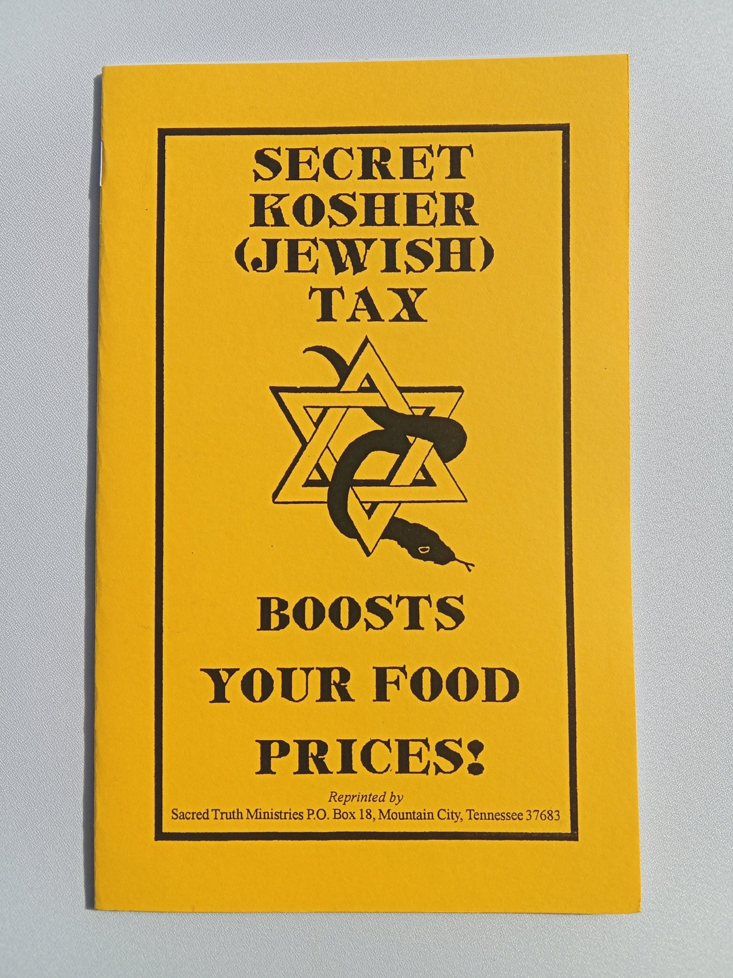 Secret Kosher Tax Boosts Your Food Prices! by Edward Fields SB