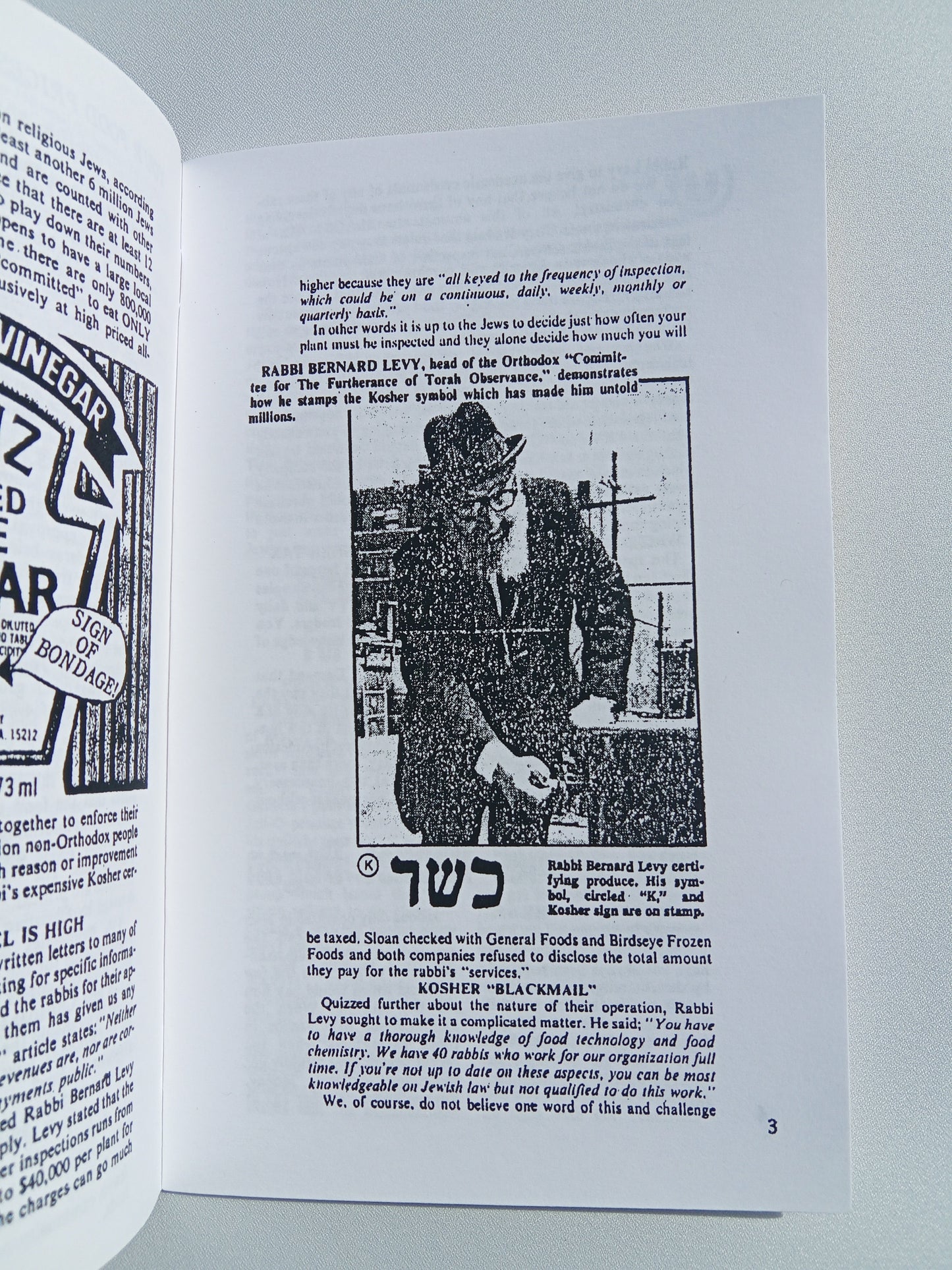 Secret Kosher Tax Boosts Your Food Prices! by Edward Fields SB