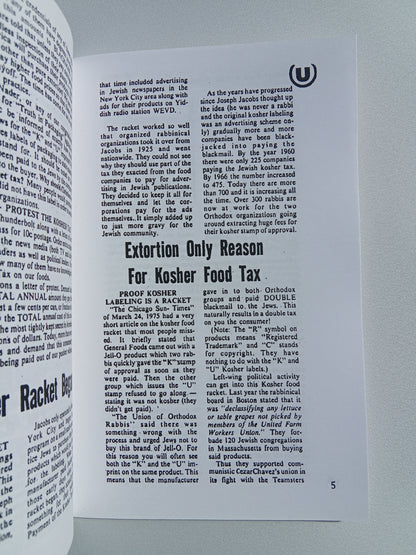 Secret Kosher Tax Boosts Your Food Prices! by Edward Fields SB