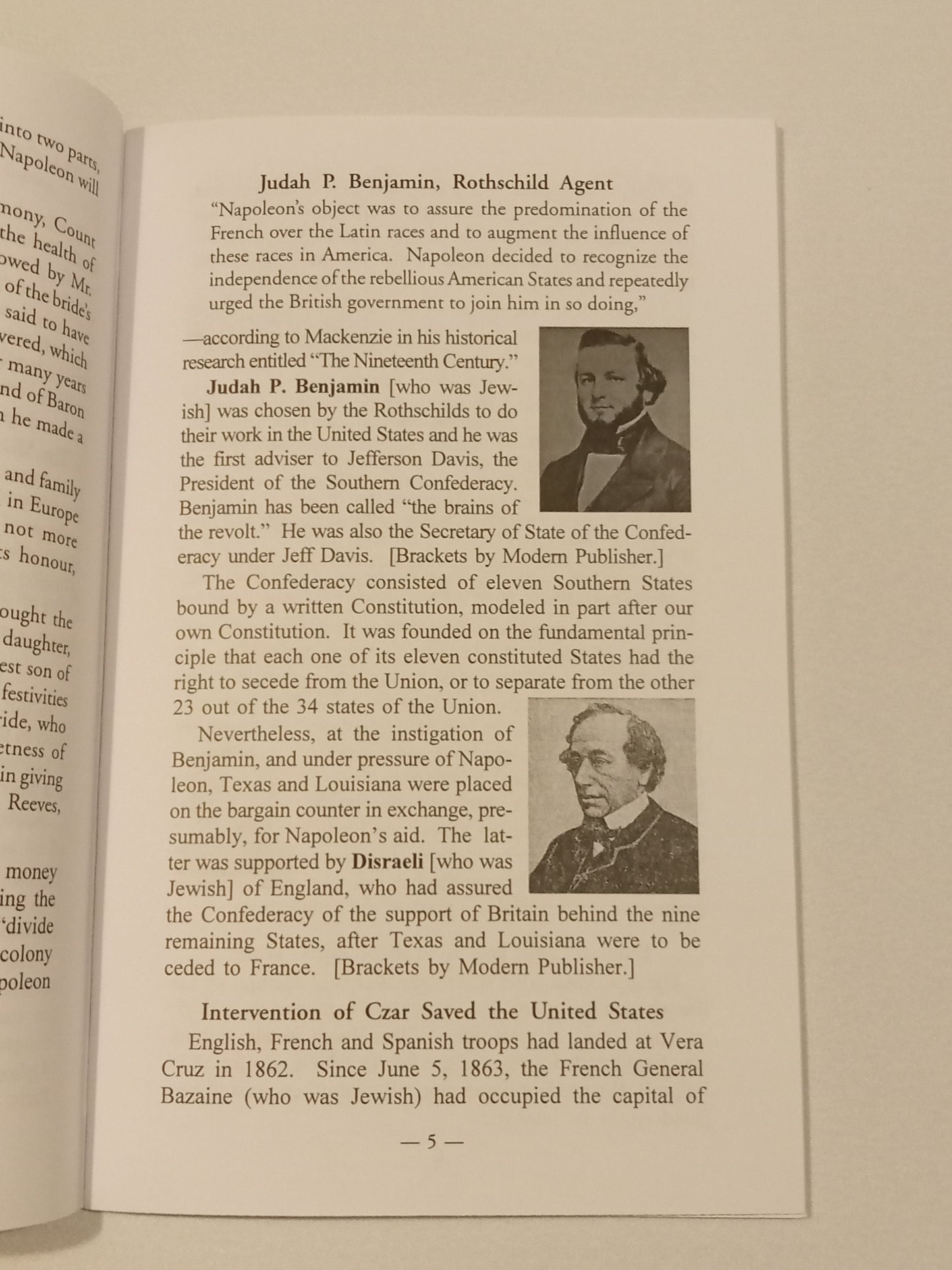 Abraham Lincoln and the Rothschilds: The Real Cause of the Civil War by Charles Coughlin SB