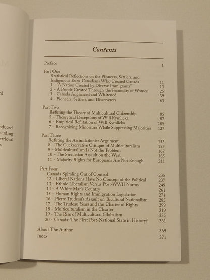 Canada in Decay: The Ethnocide of Euro Canadians by Ricardo Duchesne PB