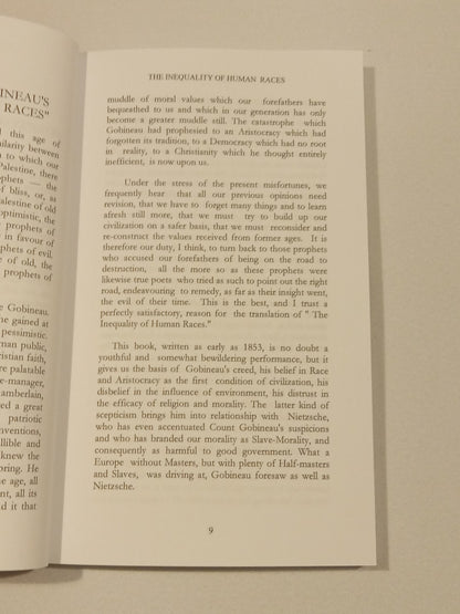 Essay on the Inequality of the Human Races: The Hidden Causes of Revolutions, Bloody Wars PB, and Lawlessness by Arthur de Gobineau