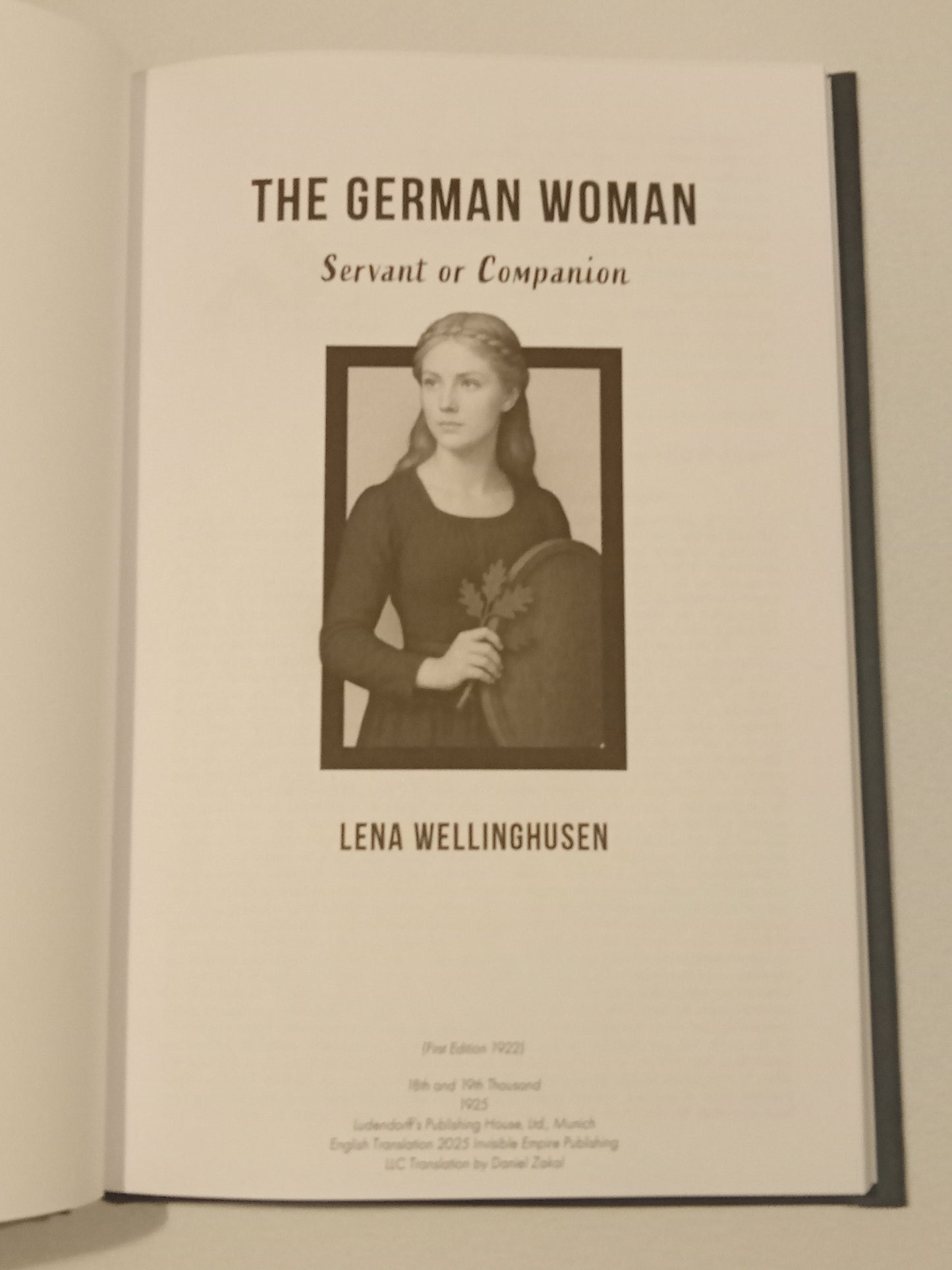 German Woman: Servant or Companion by Lena Wellinghusen HB