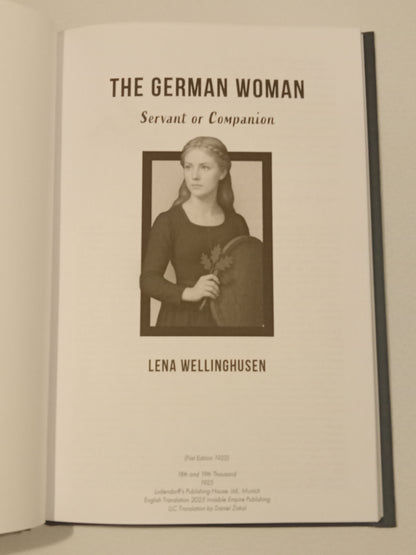German Woman: Servant or Companion by Lena Wellinghusen HB