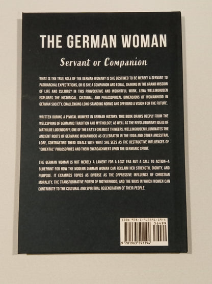 German Woman: Servant or Companion by Lena Wellinghusen HB