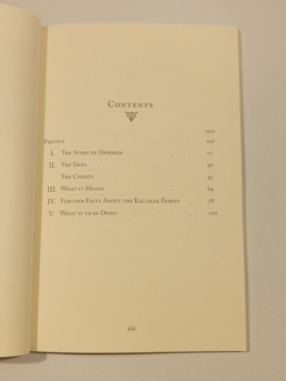 Kallikak Family: Study in the Heredity of Feeble-Mindedness by Henry Goddard PB