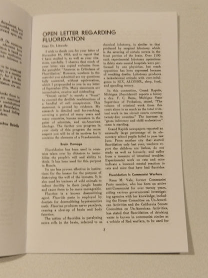 Fluoridation Unmasked by Fanchon Battelle SB
