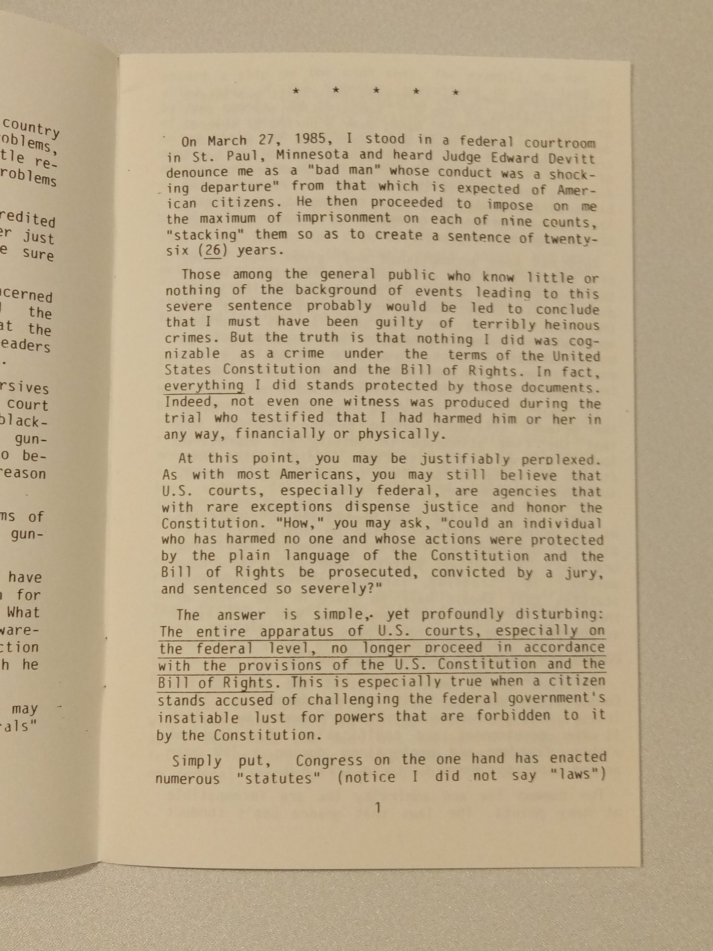 26 Years in Prison for Telling the Truth About Income Tax by Wilhelm Schmitt SB