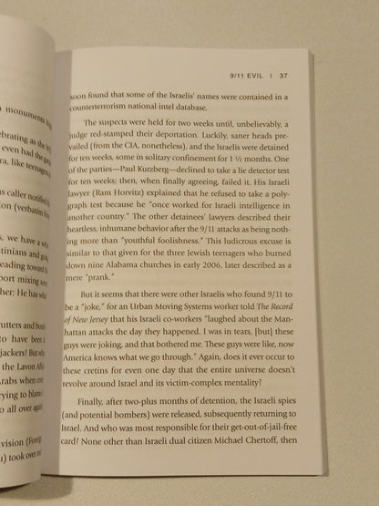 9/11 Evil: Israel's Central Role in September 11, 2001 Attack by Victor Thorn PB