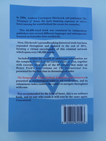 Synagogue of Satan: Updated, Expanded, and Uncensored by Andrew Hitchcock PB