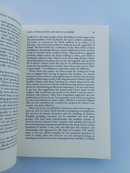 Race, Intelligence, and Bias in Academe by Roger Pearson