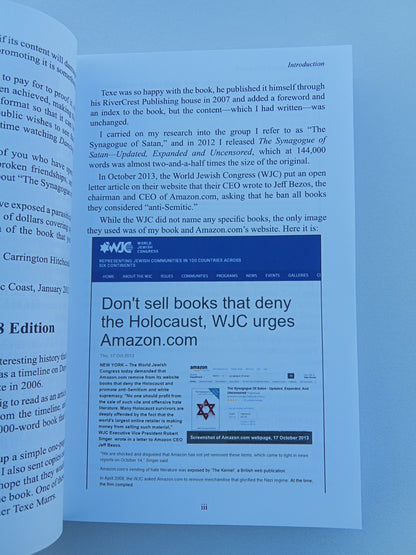 Synagogue of Satan: Updated, Expanded, and Uncensored by Andrew Hitchcock PB