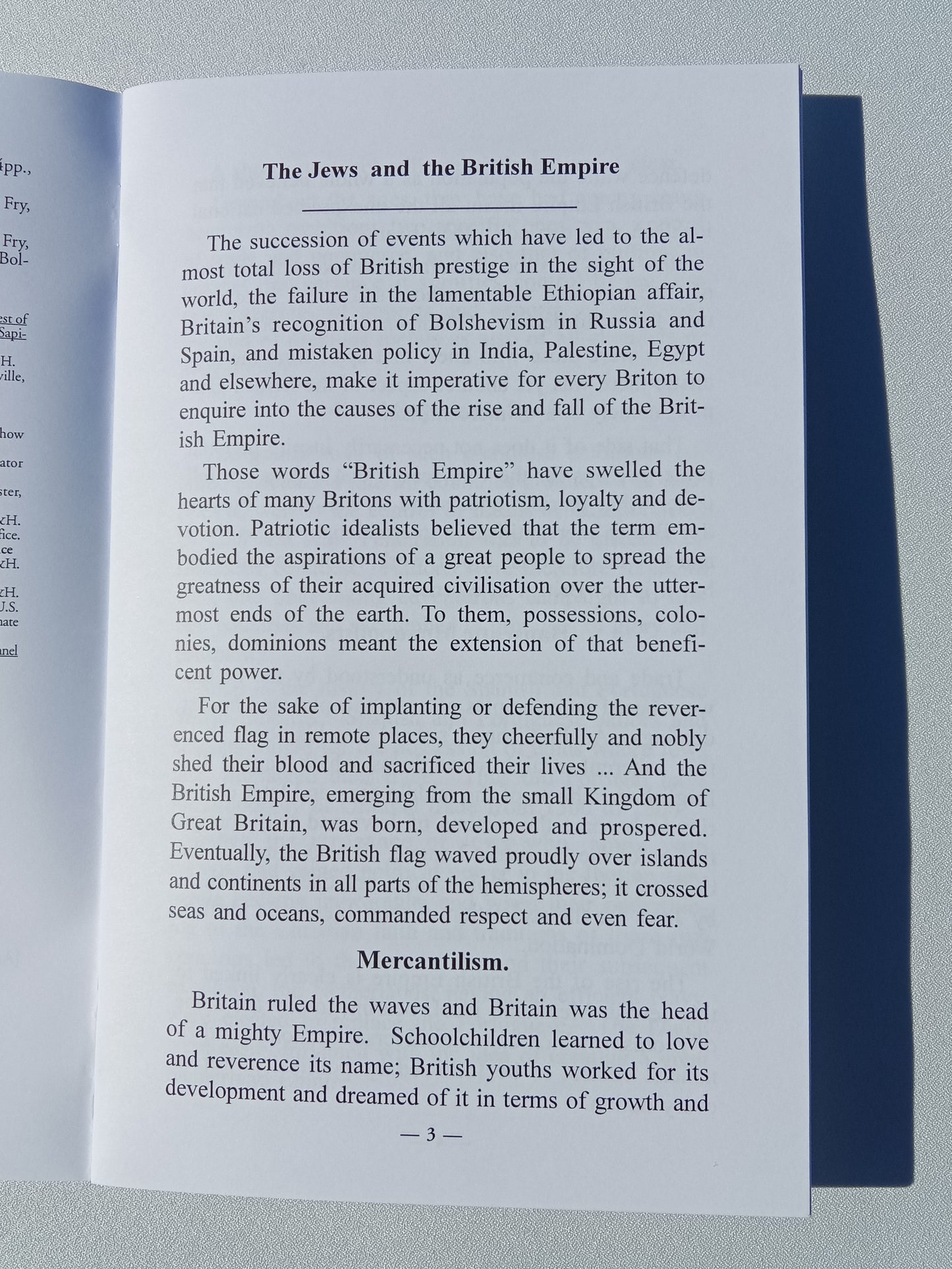 Jews and the British Empire by Leslie Fry SB
