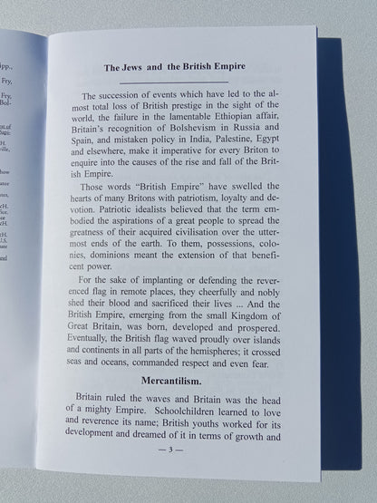 Jews and the British Empire by Leslie Fry SB