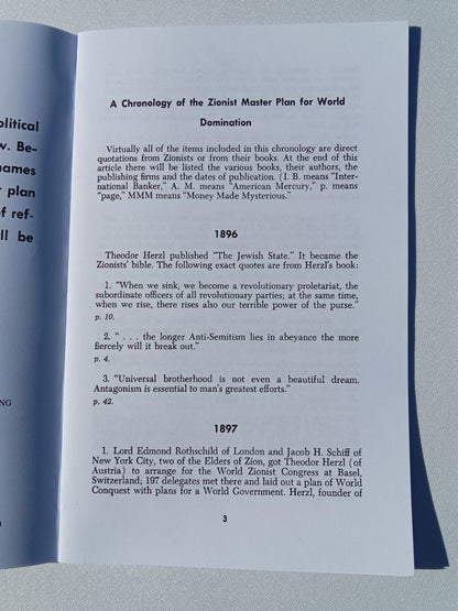 Mystery Manuscript: The Zionist Plan for World Domination by Stephen Paulsen SB
