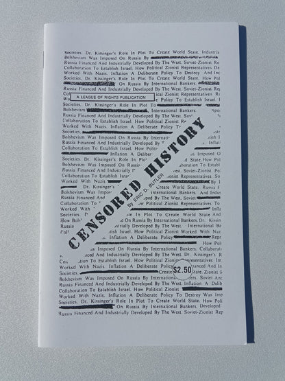 Censored History by Eric Butler SB