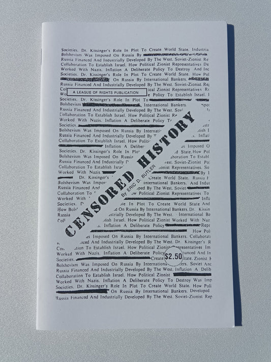 Censored History by Eric Butler SB