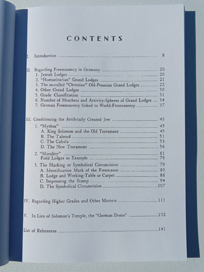 Destruction of Freemasonry: Revelation of Its Secrets by Erich Ludendorff PB