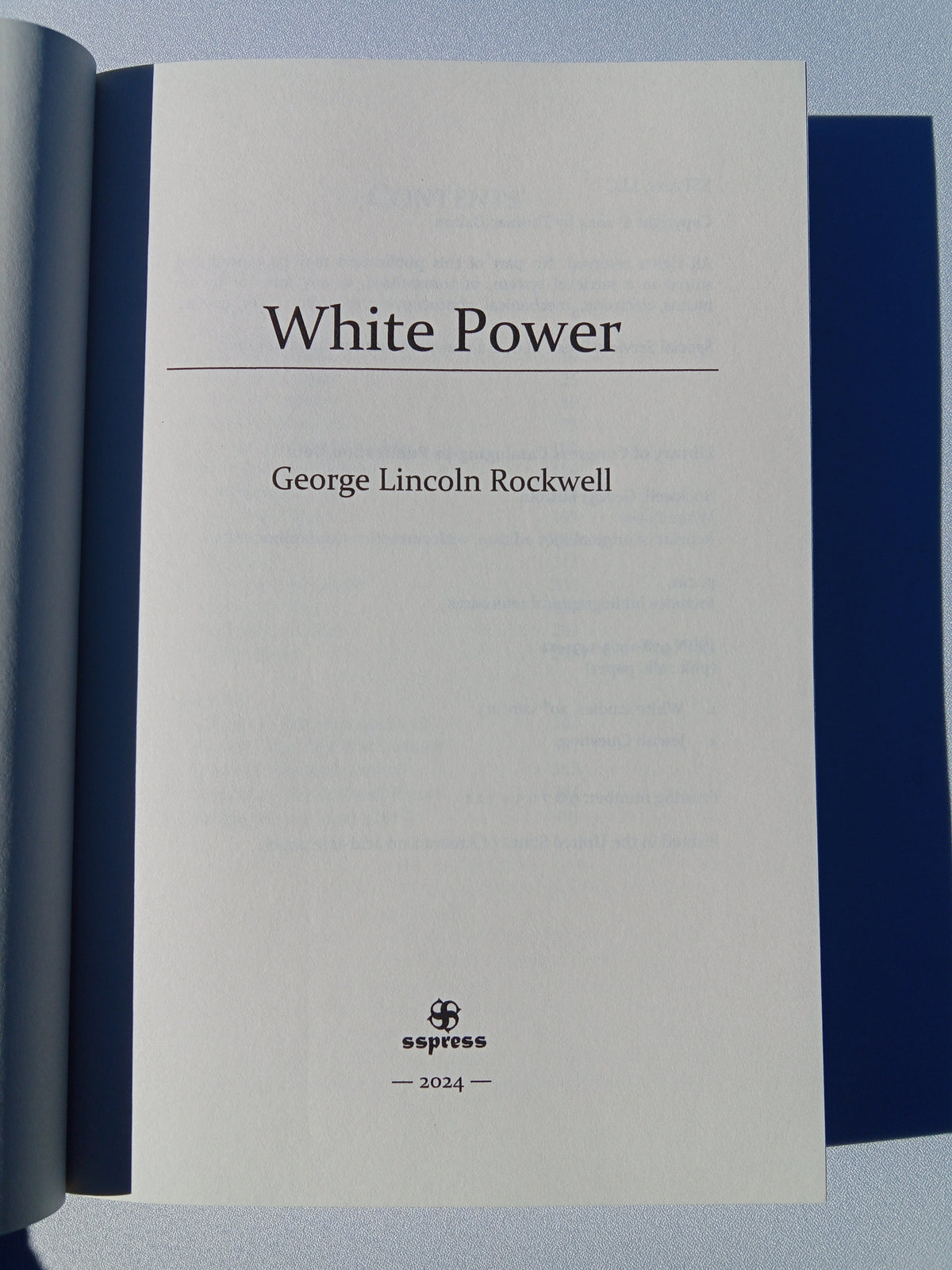 White Power by George Rockwell PB