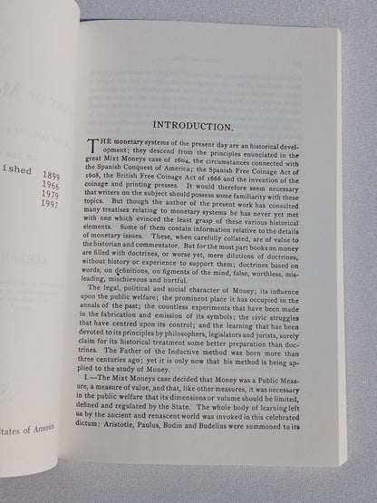 History of Money in America: From the Earliest Times to the Establishment of the Constitution by Alexander del Mar PB