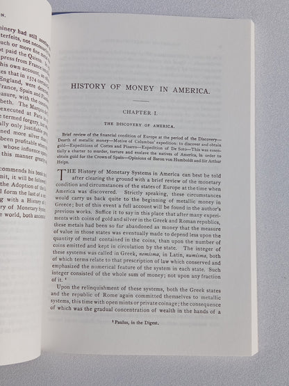 History of Money in America: From the Earliest Times to the Establishment of the Constitution by Alexander del Mar PB