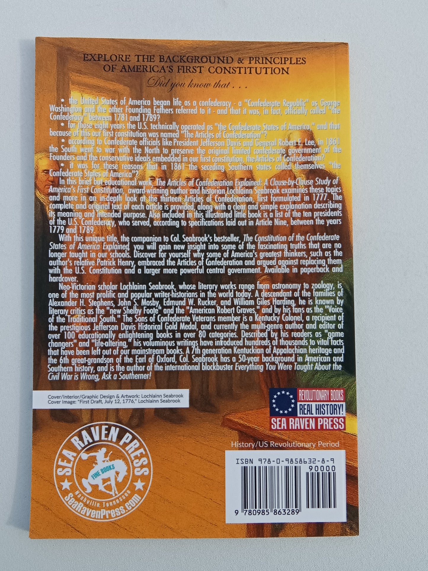 Articles of Confederation Explained by Lochlainn Seabrook PB