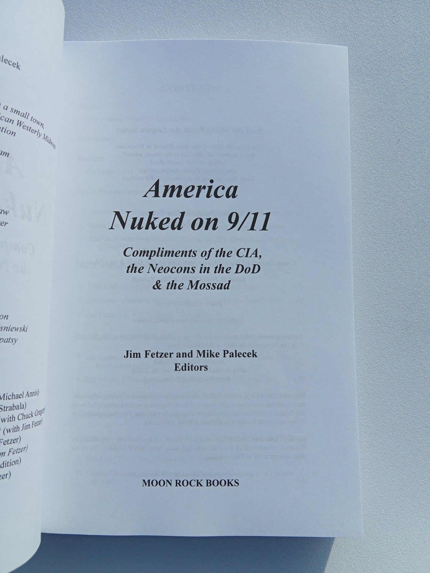 America Nuked on 9/11: Compliments of the Mossad by Jim Fetzer PB