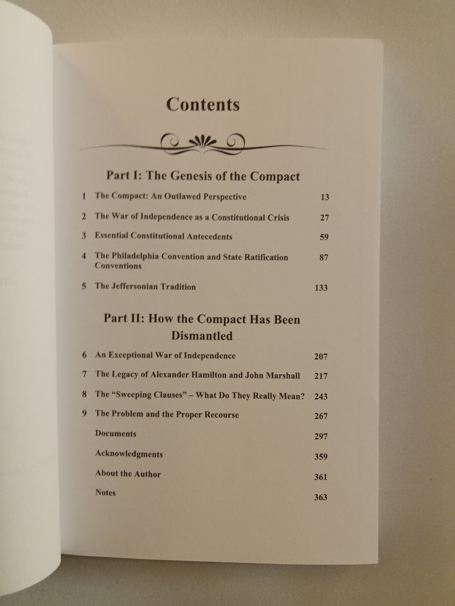Compact of the Republic: League of States and Constitution by David Benner PB