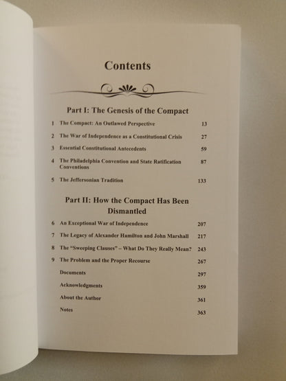 Compact of the Republic: League of States and Constitution by David Benner PB