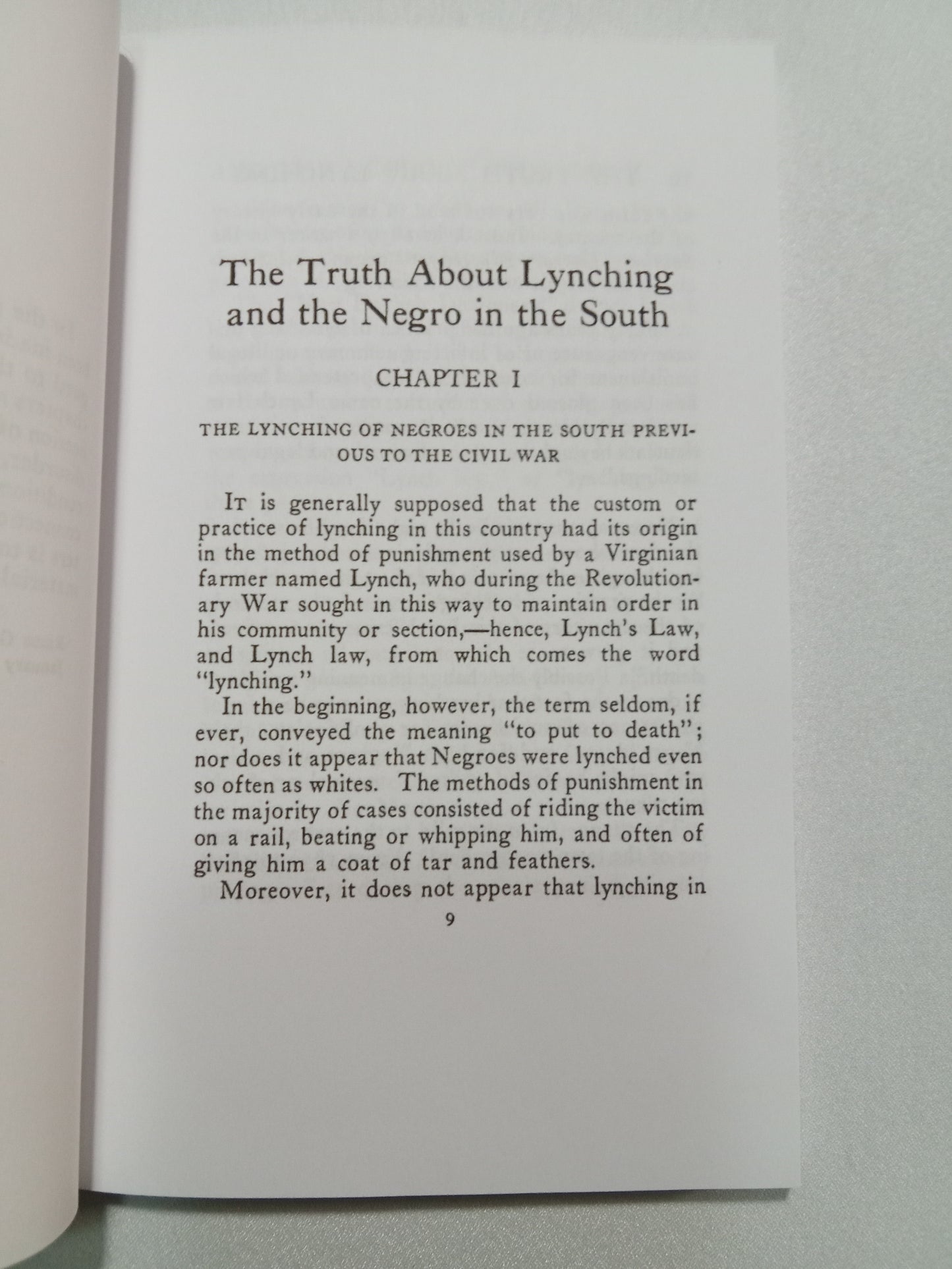 Truth About Lynching and the Negro in the South by Winfield Collins PB