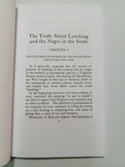 Truth About Lynching and the Negro in the South by Winfield Collins PB