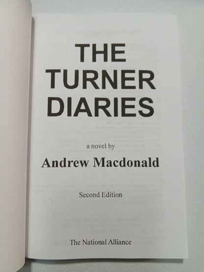 'Turner Diaries by Andrew MacDonald (William Pierce)