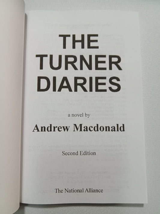 'Turner Diaries by Andrew MacDonald (William Pierce)