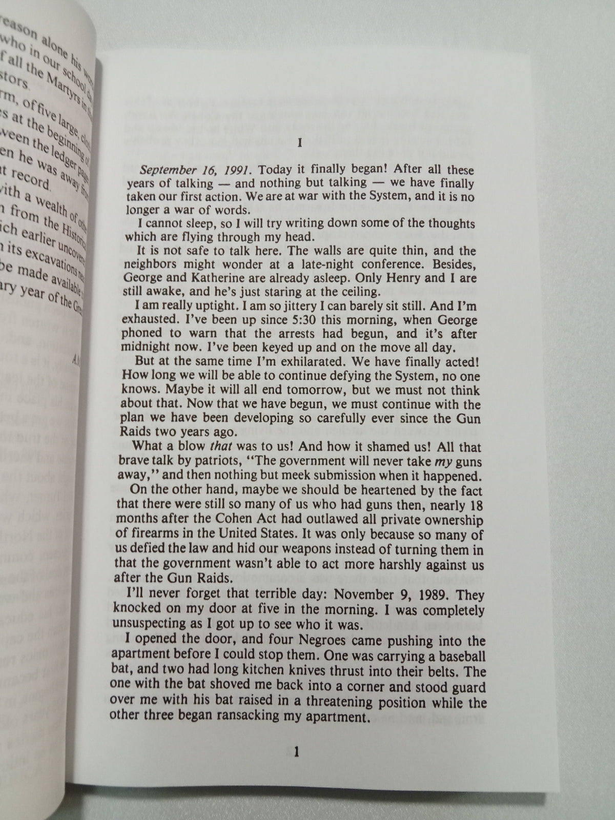 'Turner Diaries by Andrew MacDonald (William Pierce) PB