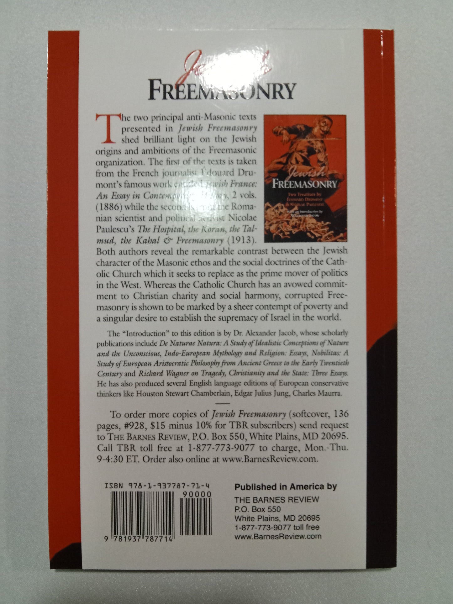 'Jewish Freemasonry: Two Treatises by Edouard Drumont PB