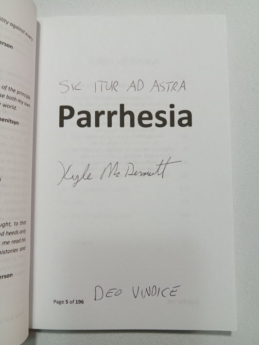 'Declaration of White Independence (Signed by Author) by Kyle McDermott