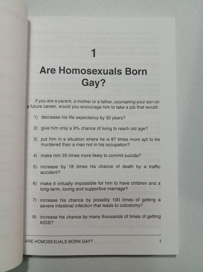 Who Wants Homosexuals Dead? by Lorraine Day