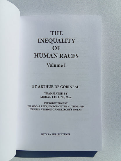 'Inequality of the Human Races by Arthur de Gobineau PB