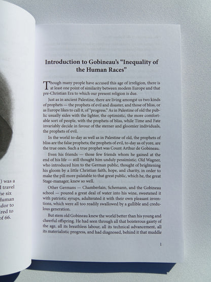 'Inequality of the Human Races by Arthur de Gobineau PB