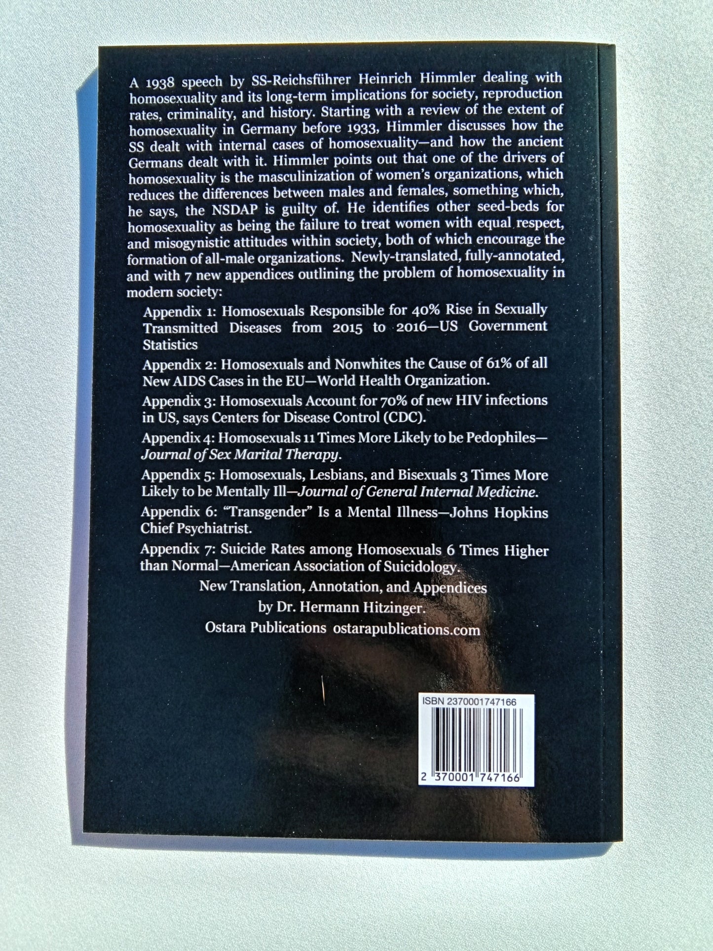 'Homosexual Threat to Civilization: A Speech by Heinrich Himmler