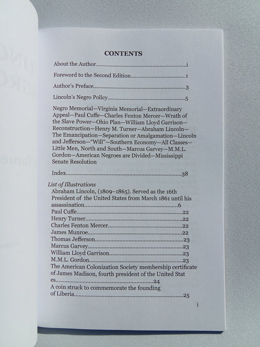 Lincoln's Negro Policy by Earnest Cox