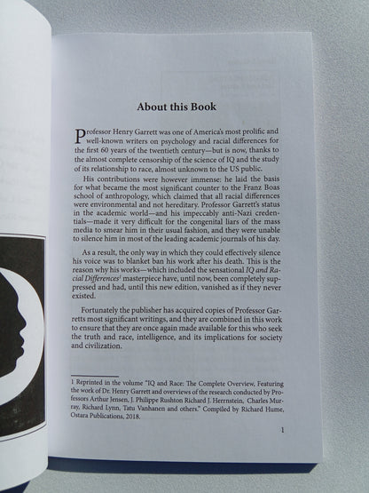 'Heredity: The Cause of Racial Differences in Intelligence by Henry Garrett