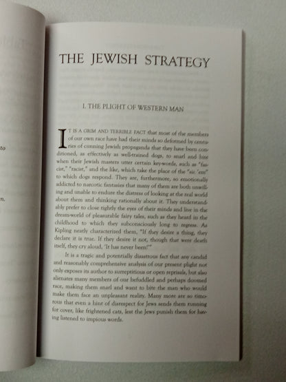 Jewish Strategy: How the Jews Survived Years of Persecution by Revilo Oliver PB
