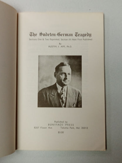 Sudeten-German Tragedy by Austin App PB