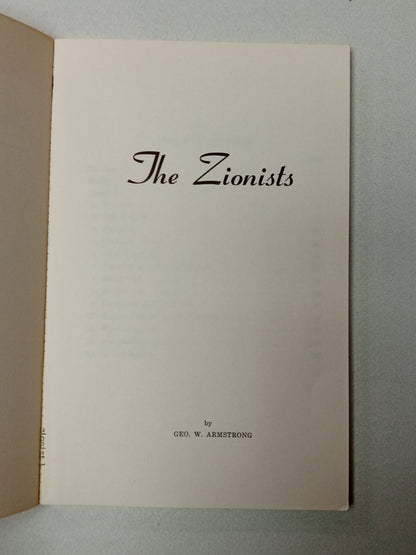 Zionists, Red and White Edition by George Armstrong
