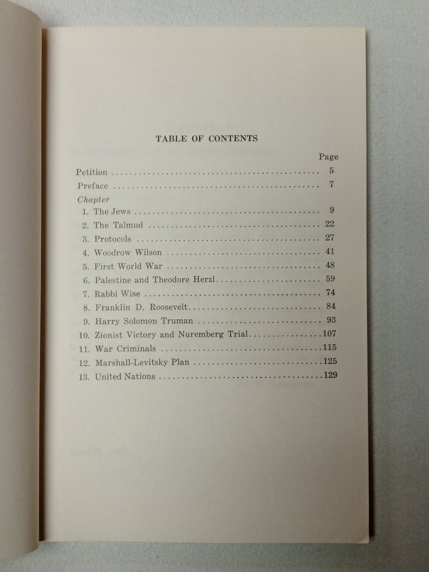 Zionists, Red and White Edition by George Armstrong