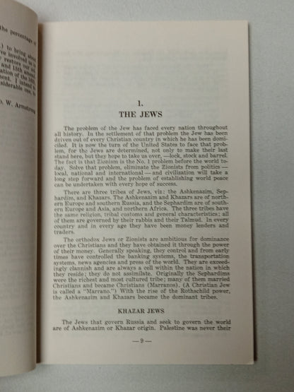 Zionists, Red and White Edition by George Armstrong