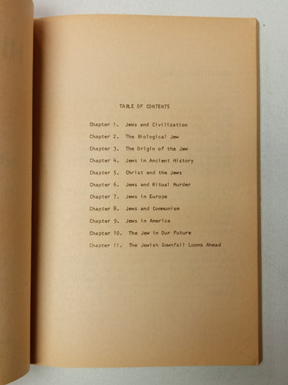 History of the Jews by Eustace Mullins