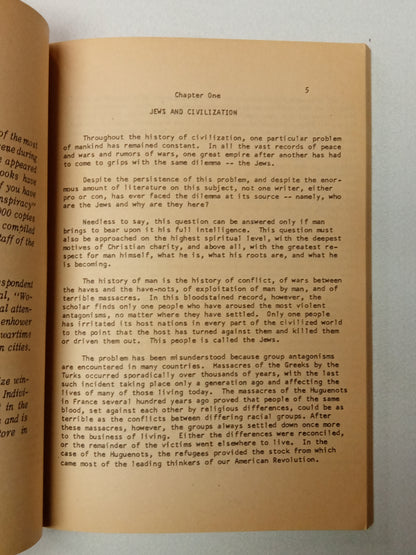 History of the Jews by Eustace Mullins