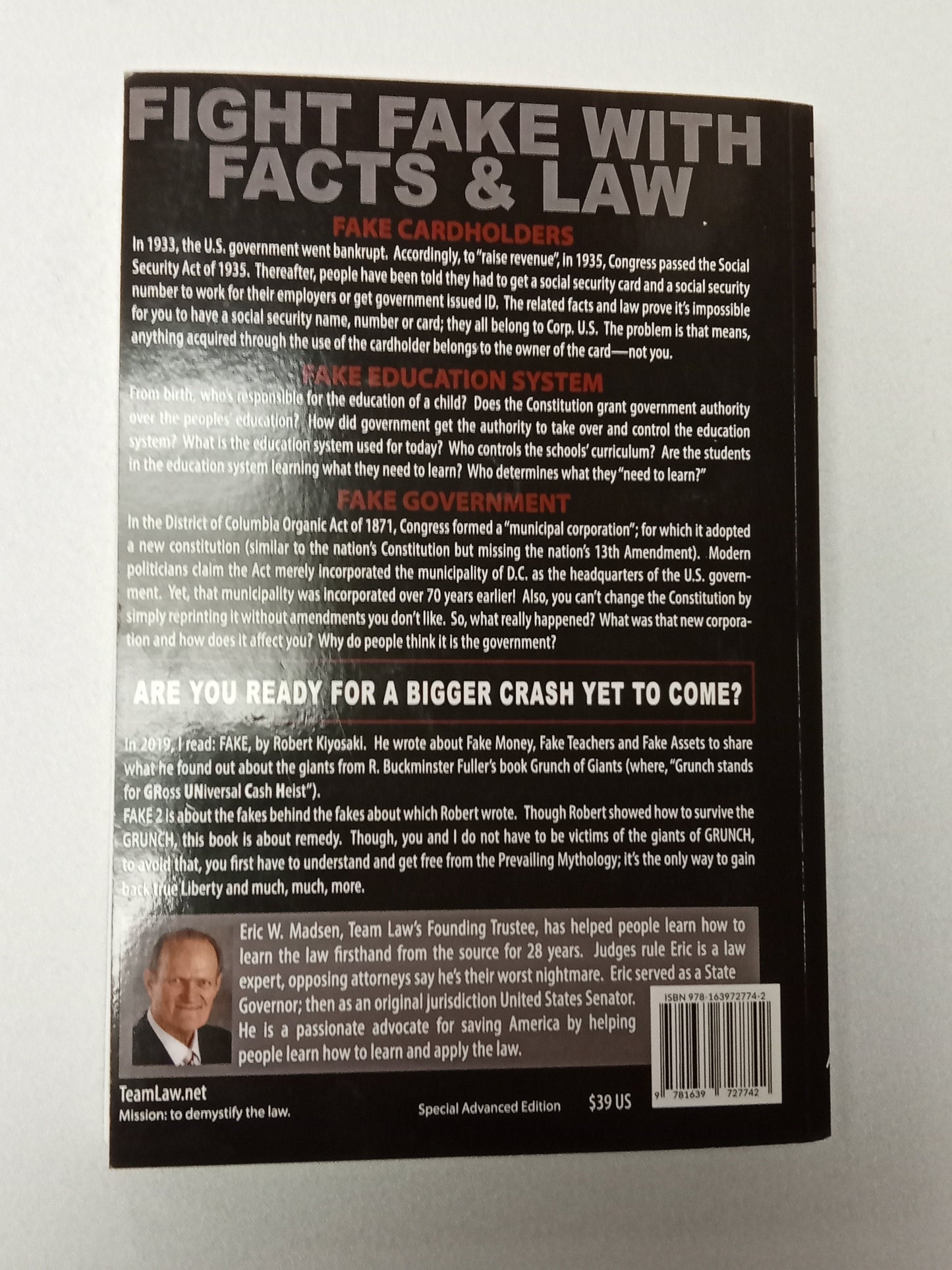 Fake 2: Fake Cardholders, Fake Education System, Fake Government by Eric Madsen
